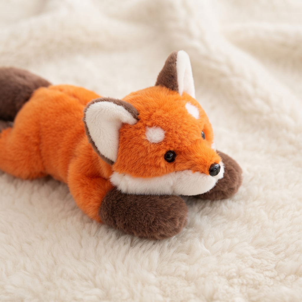 Liegendes Fuchs Kuscheltier 30–60 cm