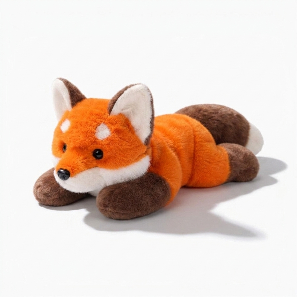 Liegendes Fuchs Kuscheltier 30–60 cm