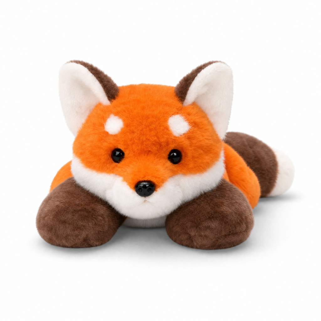 Liegendes Fuchs Kuscheltier 30–60 cm