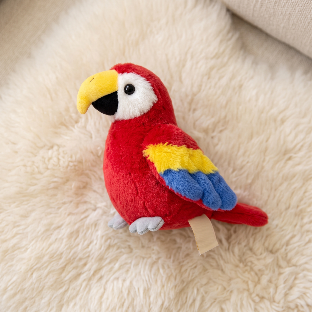 Magnetisches Ara-Papagei Kuscheltier