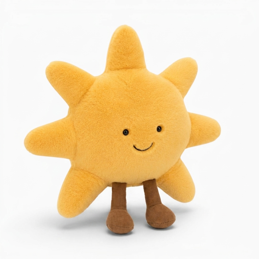 Kawaii Sonnen Kuscheltier 30–50 cm