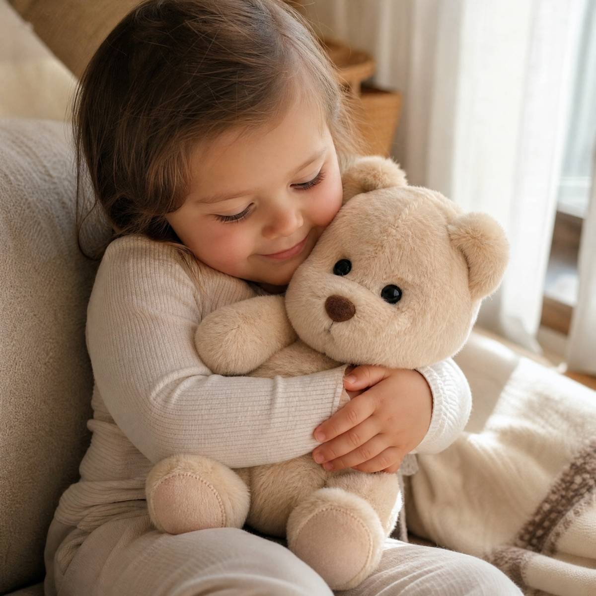 Handgefertigter Gelenk-Teddybär 30 cm