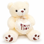 Flauschiger Teddybär I Love You 50–70 cm