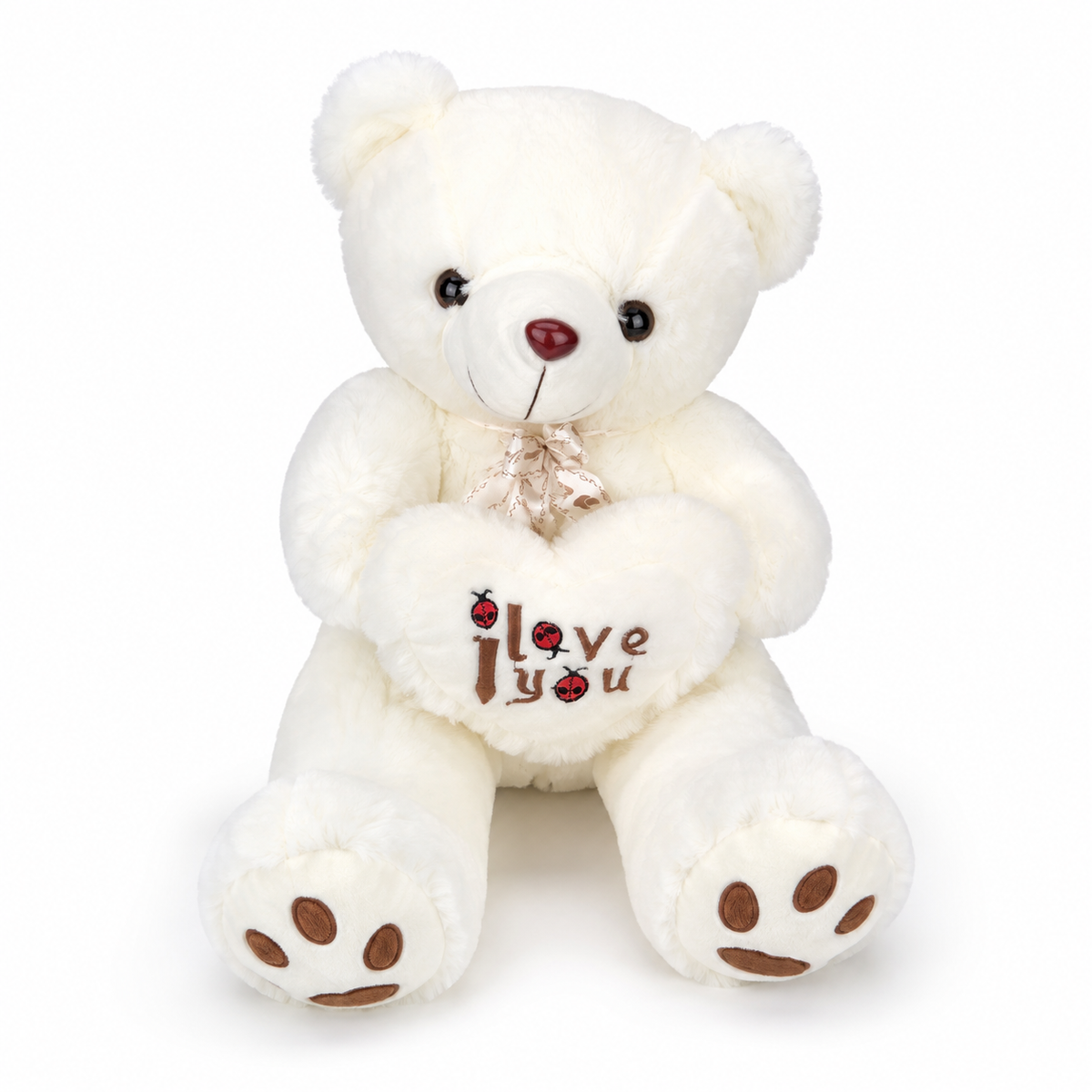 Flauschiger Teddybär I Love You 50–70 cm