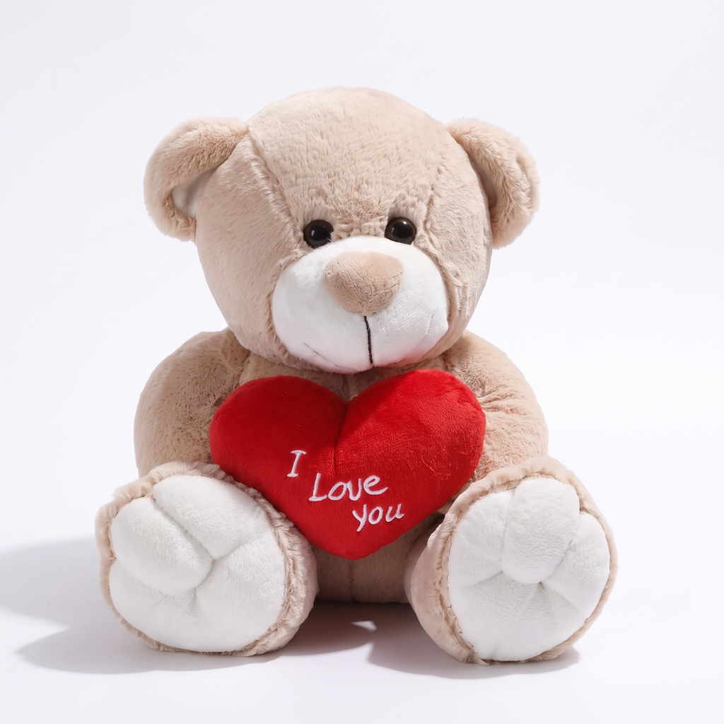 Teddybär mit I-Love-You-Herz 33 cm