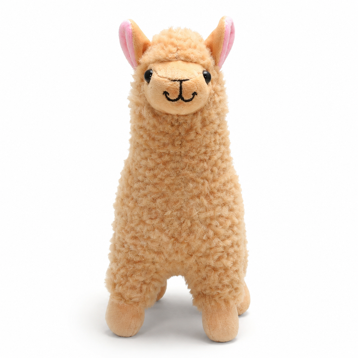 Alpaka Kuscheltier mit Lockenfell 23 cm