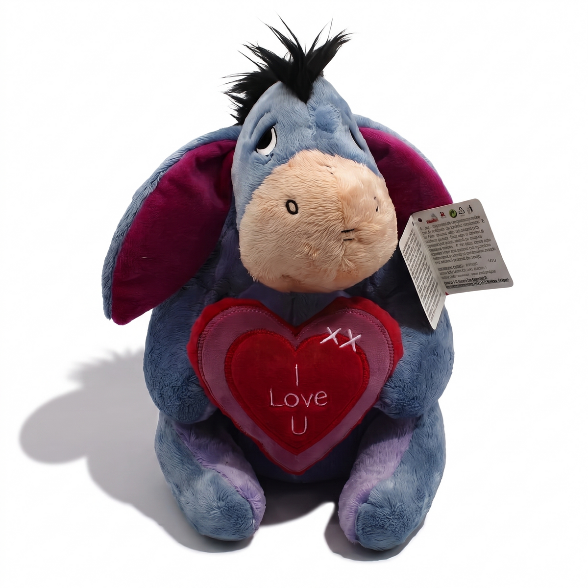 Bourriquet Disney Kuscheltier mit I-Love-U-Herz 30 cm