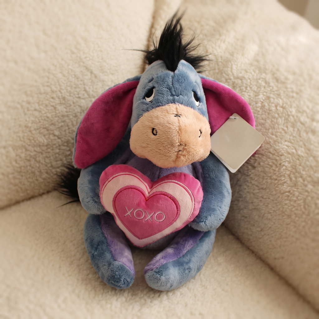 Bourriquet Disney Kuscheltier mit XOXO-Herz 30 cm