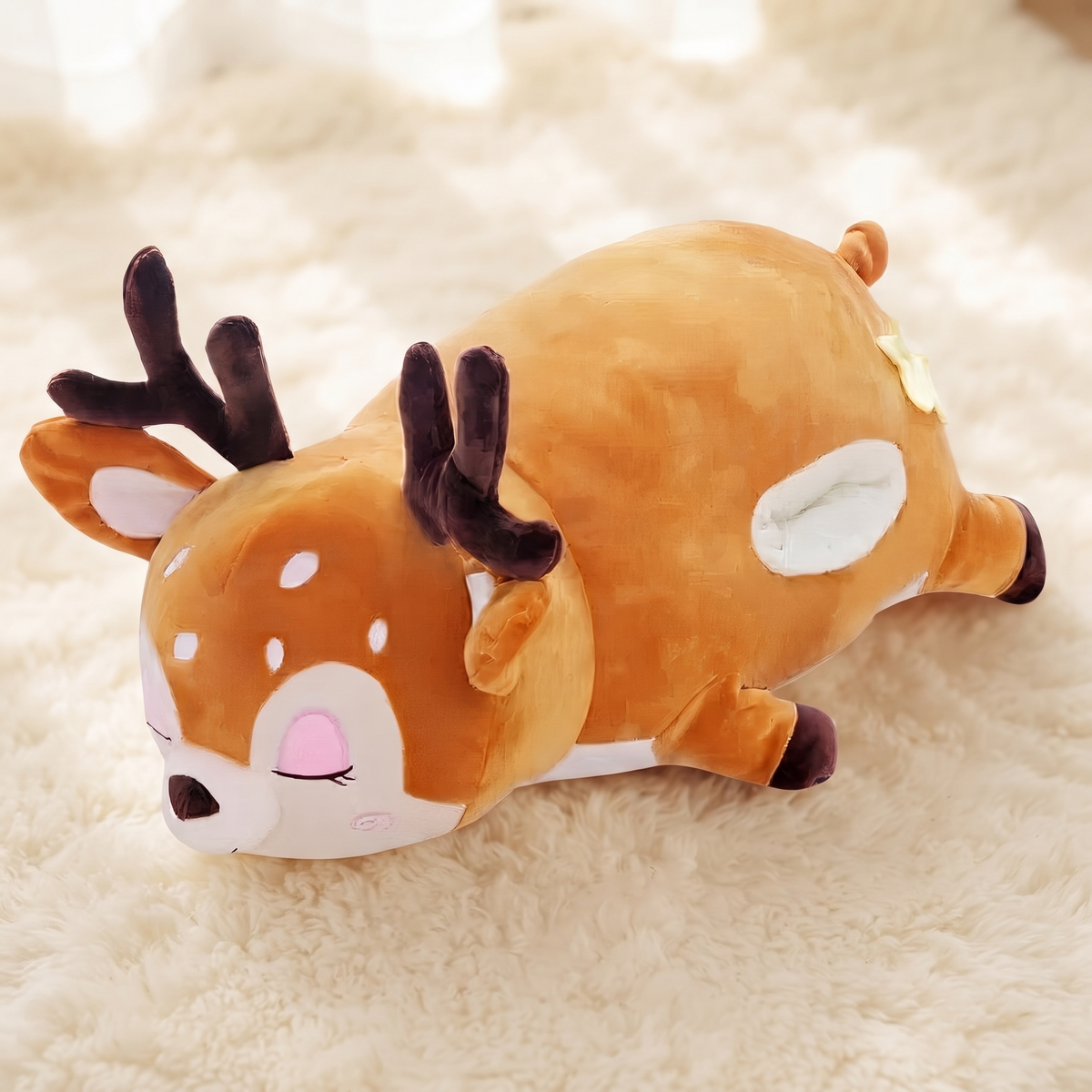 Riesen Hirsch Kuschelkissen 45–65 cm
