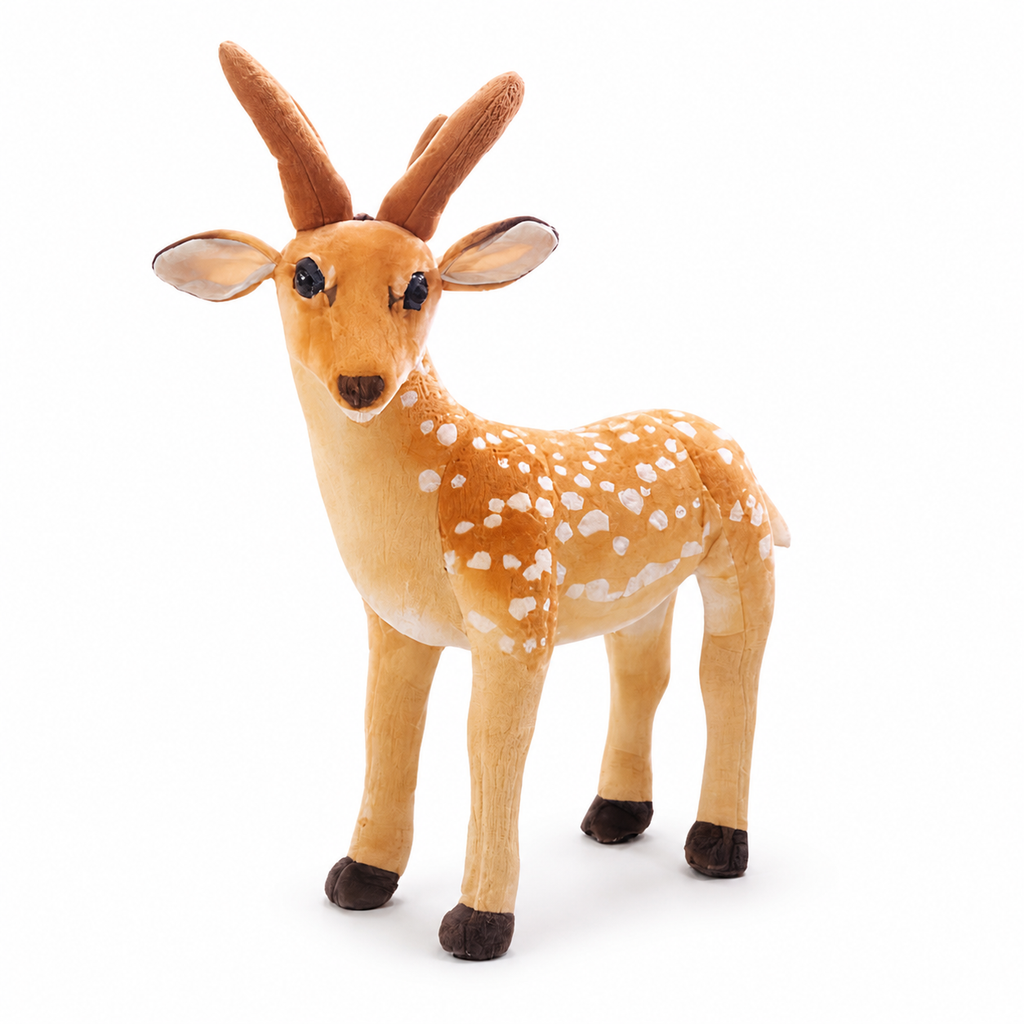 Realistisches Hirsch Kuscheltier 50–90 cm