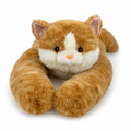 Gewichtetes Katzen Kuscheltier Beige oder Grau 65 cm