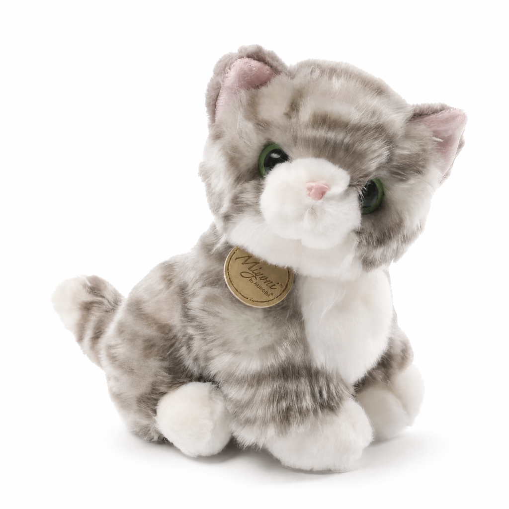 Katzen Kuscheltier mit großen Augen 22 cm