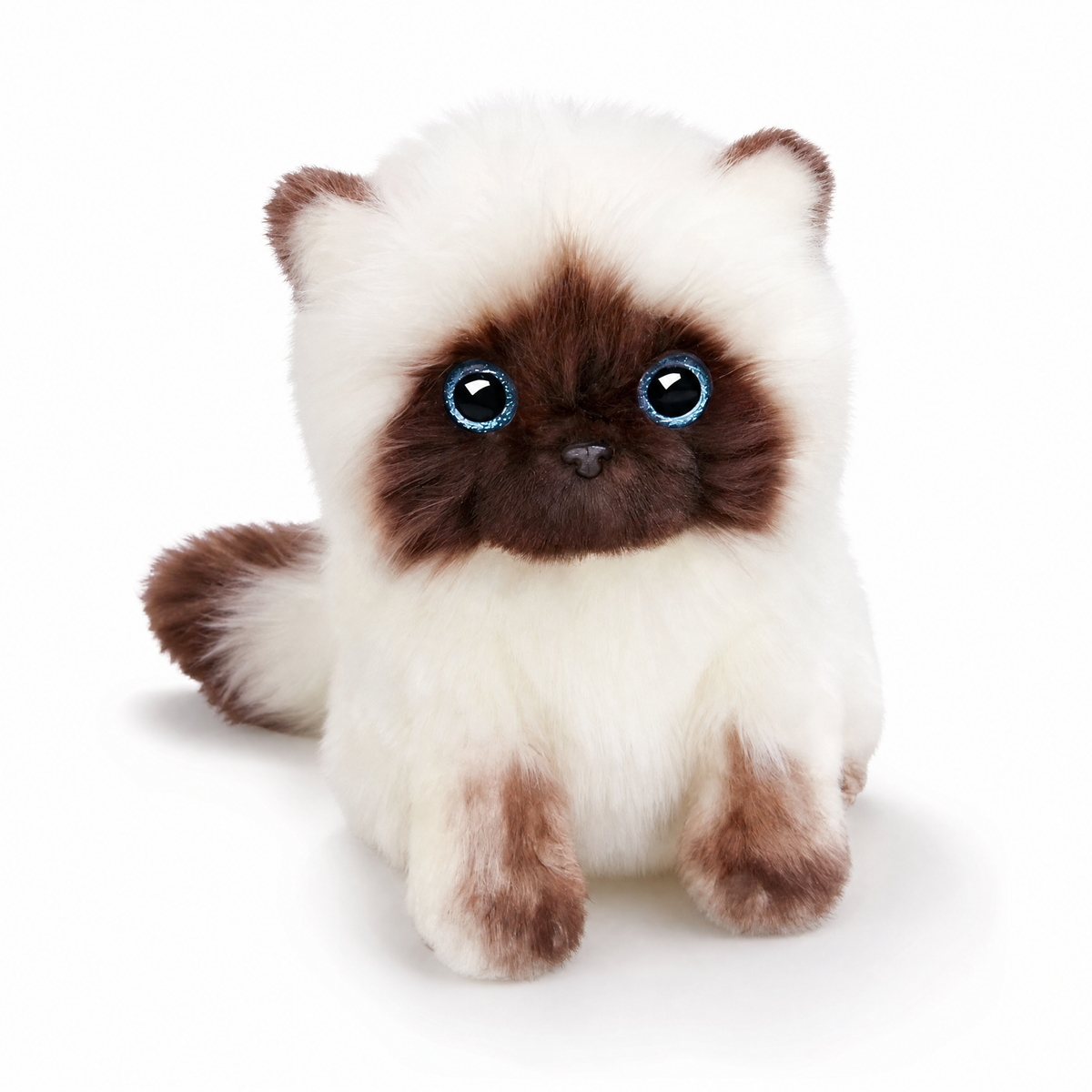Siamkatzen Kuscheltier mit blauen Augen 20–26 cm