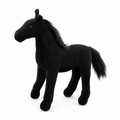 Schwarzes Pferde Kuscheltier 40–50 cm