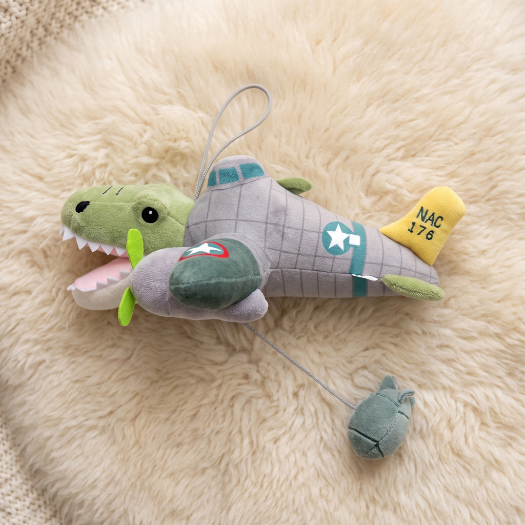 Bombardiro Krokodil-Flugzeug Kuscheltier