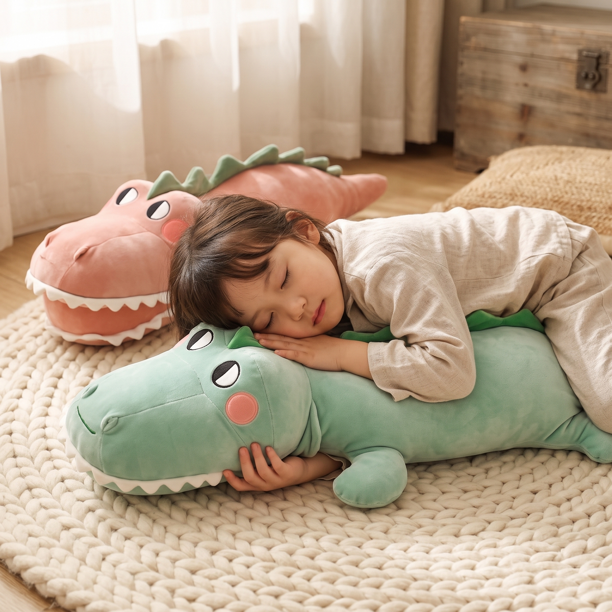 Riesen Krokodil Kuscheltier 70–90 cm