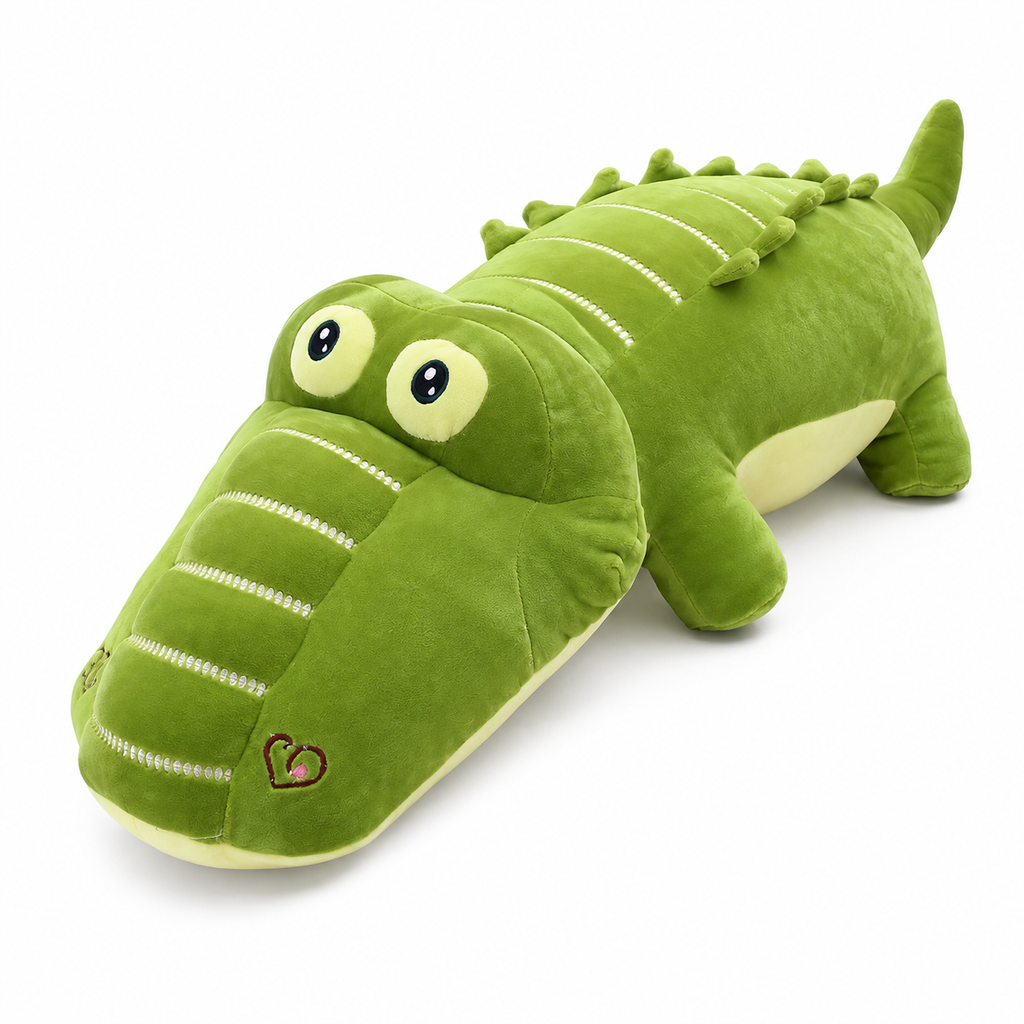 Riesen Krokodil Kuscheltier Grün 65–100 cm