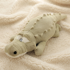 Krokodil Kuschelkissen Grün 60–90 cm