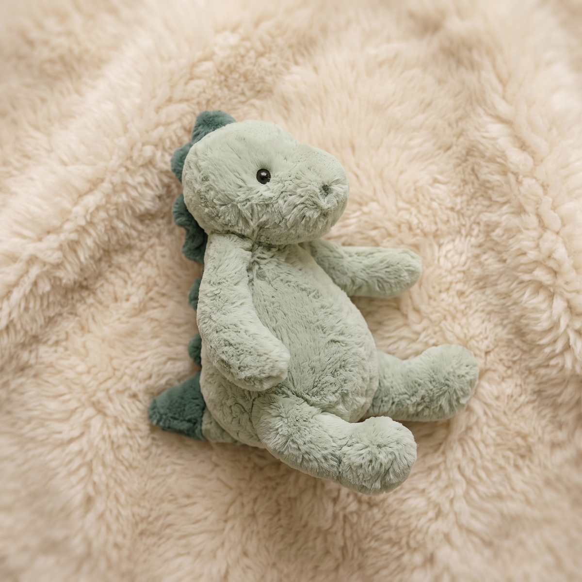Grünes Dinosaurier Kuscheltier 22 cm