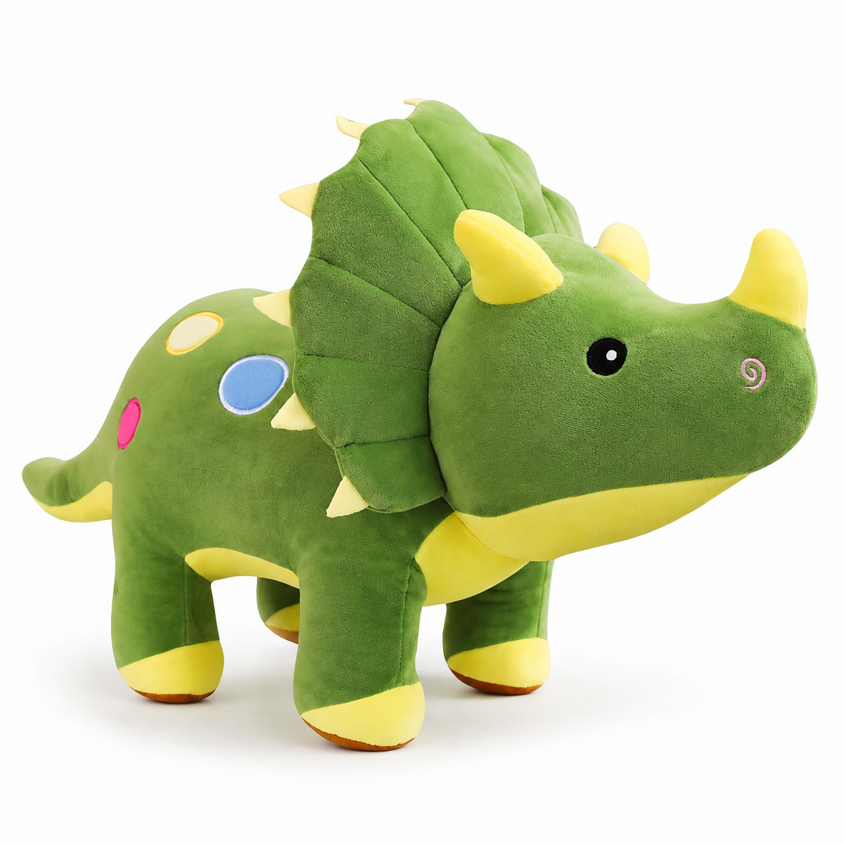 Triceratops Kuscheltier Grün 40–100 cm