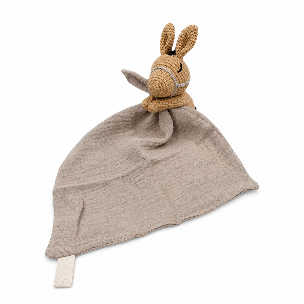 Baby Hasen Schmusetuch gehäkelt 20–25 cm