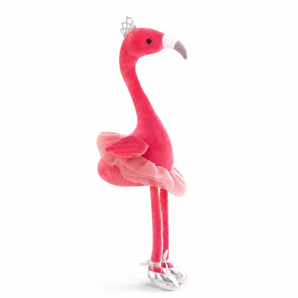 Flamingo mit Krone 35 cm