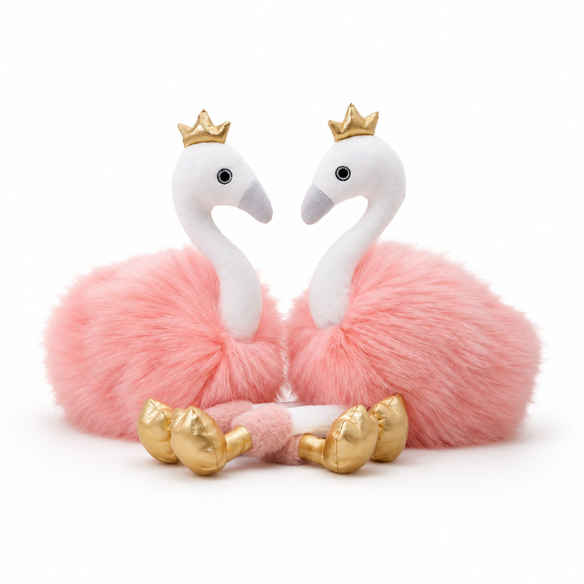 Flamingo mit goldener Krone 20–30 cm