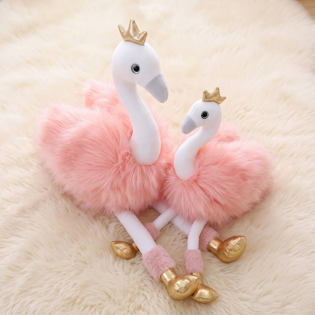 Flamingo mit goldener Krone 20–30 cm