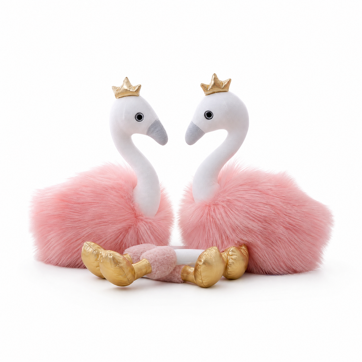 Flamingo mit goldener Krone 20–30 cm
