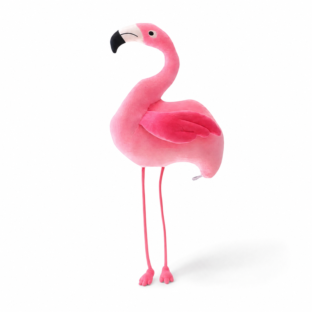Riesen Flamingo Kuscheltier Rosa 25–100 cm