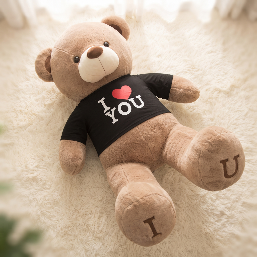 Riesen Teddybär I Love You 80–100 cm