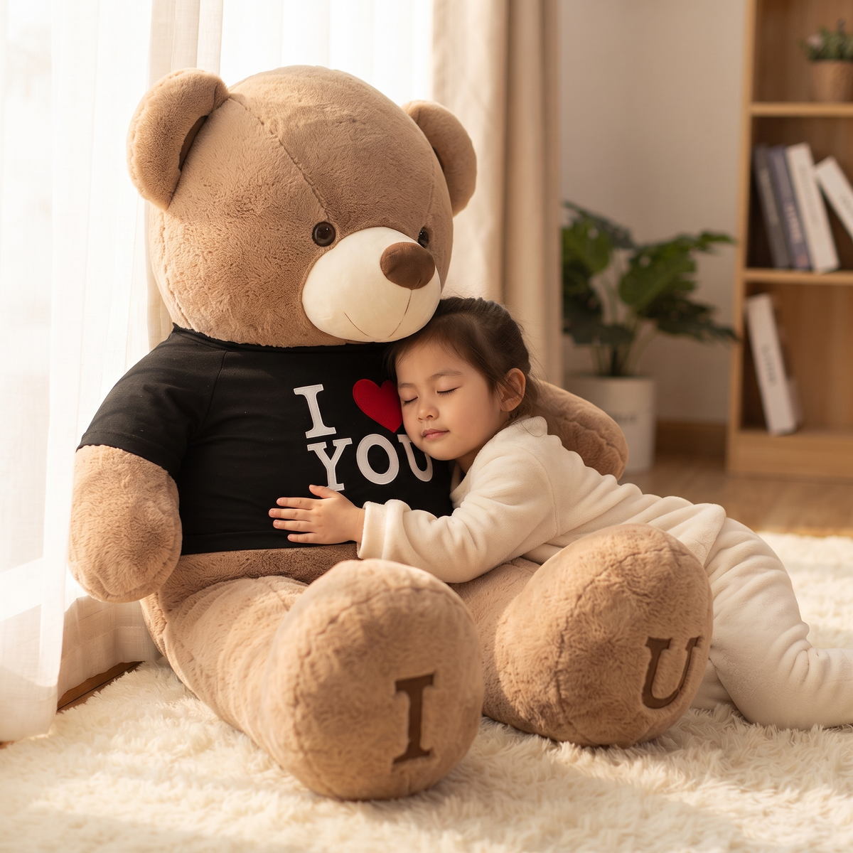 Riesen Teddybär I Love You 80–100 cm