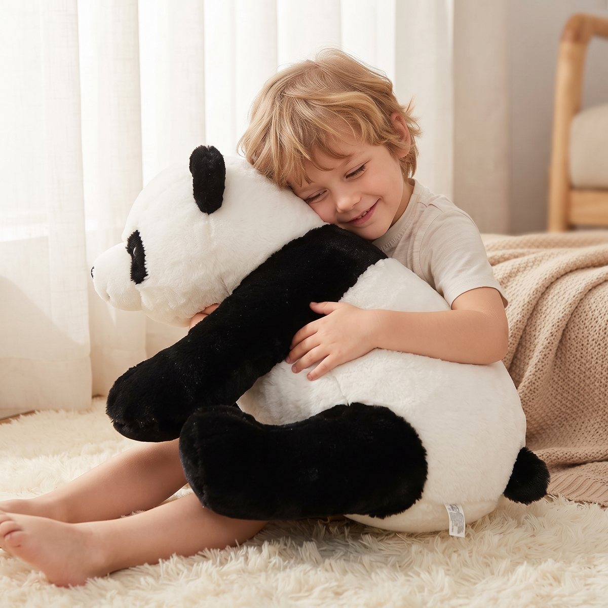 Riesen Panda Schwarz-Weiß 60–120 cm