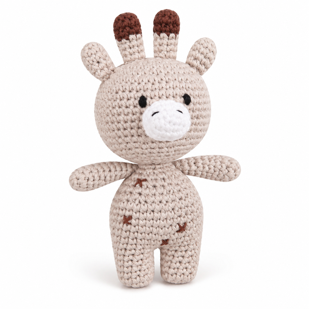Giraffe Häkel-Kuscheltier aus Baumwolle