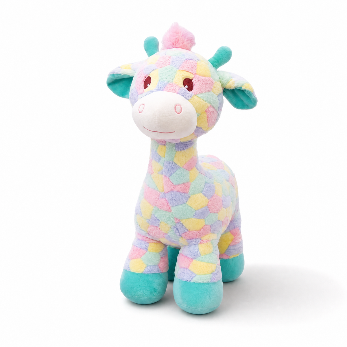 Regenbogen Giraffe Kuscheltier 30 cm