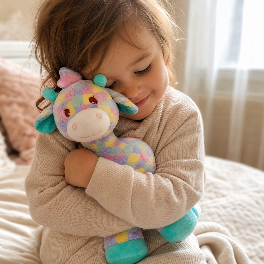 Regenbogen Giraffe Kuscheltier 30 cm