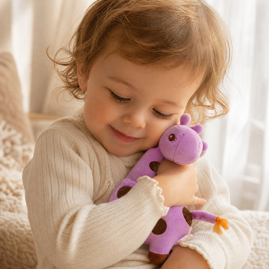 Violette Giraffe Kuscheltier 12–18 cm