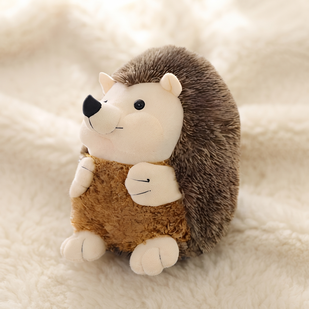 Igel Kuscheltier mit brauner Weste 18 cm