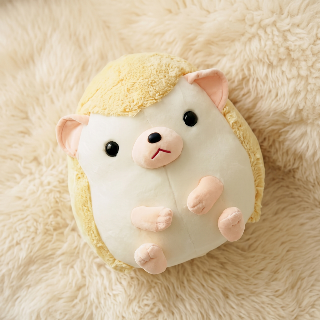 Kawaii Igel Gelb-Beige 35–45 cm