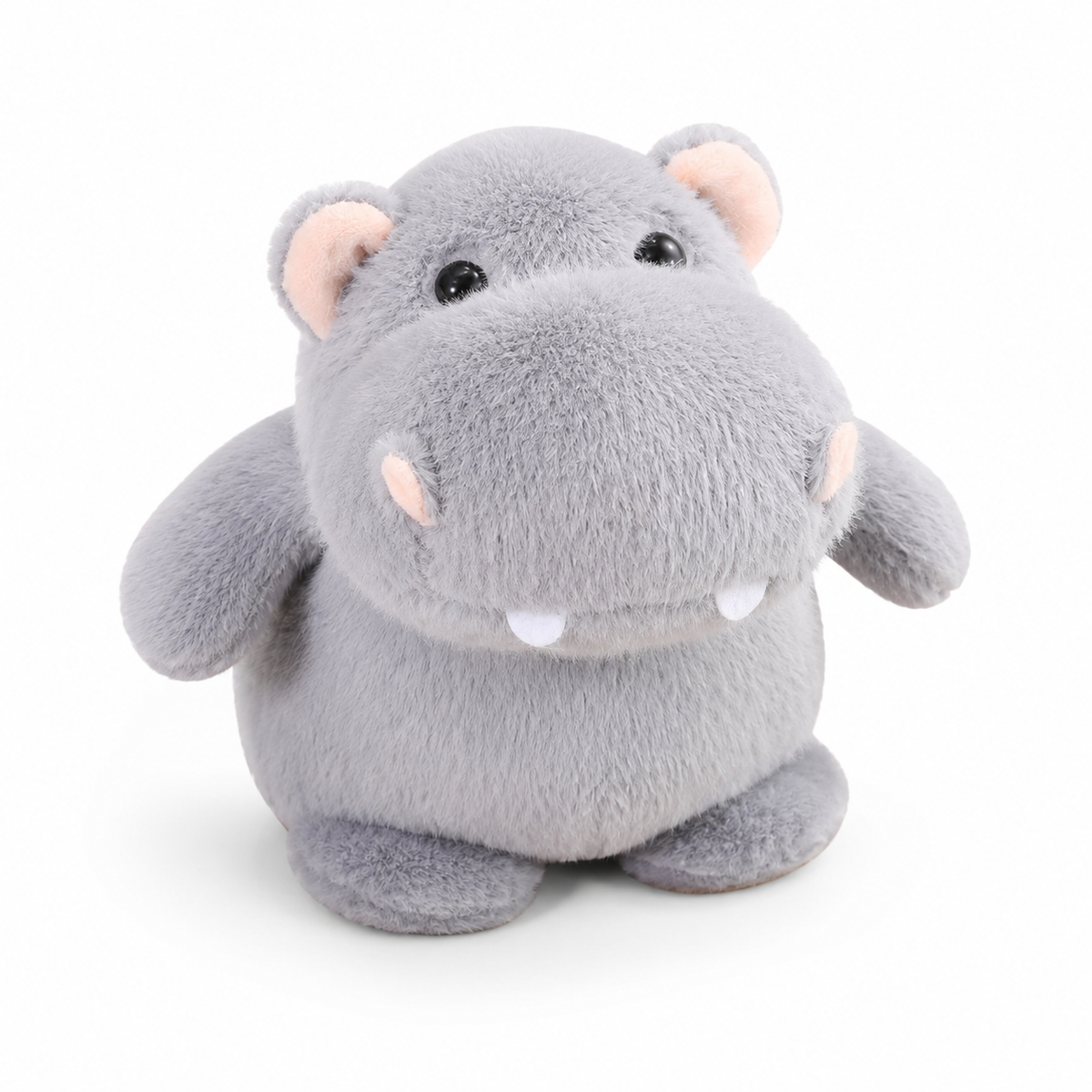 Graues Nilpferd Kuscheltier 12–35 cm
