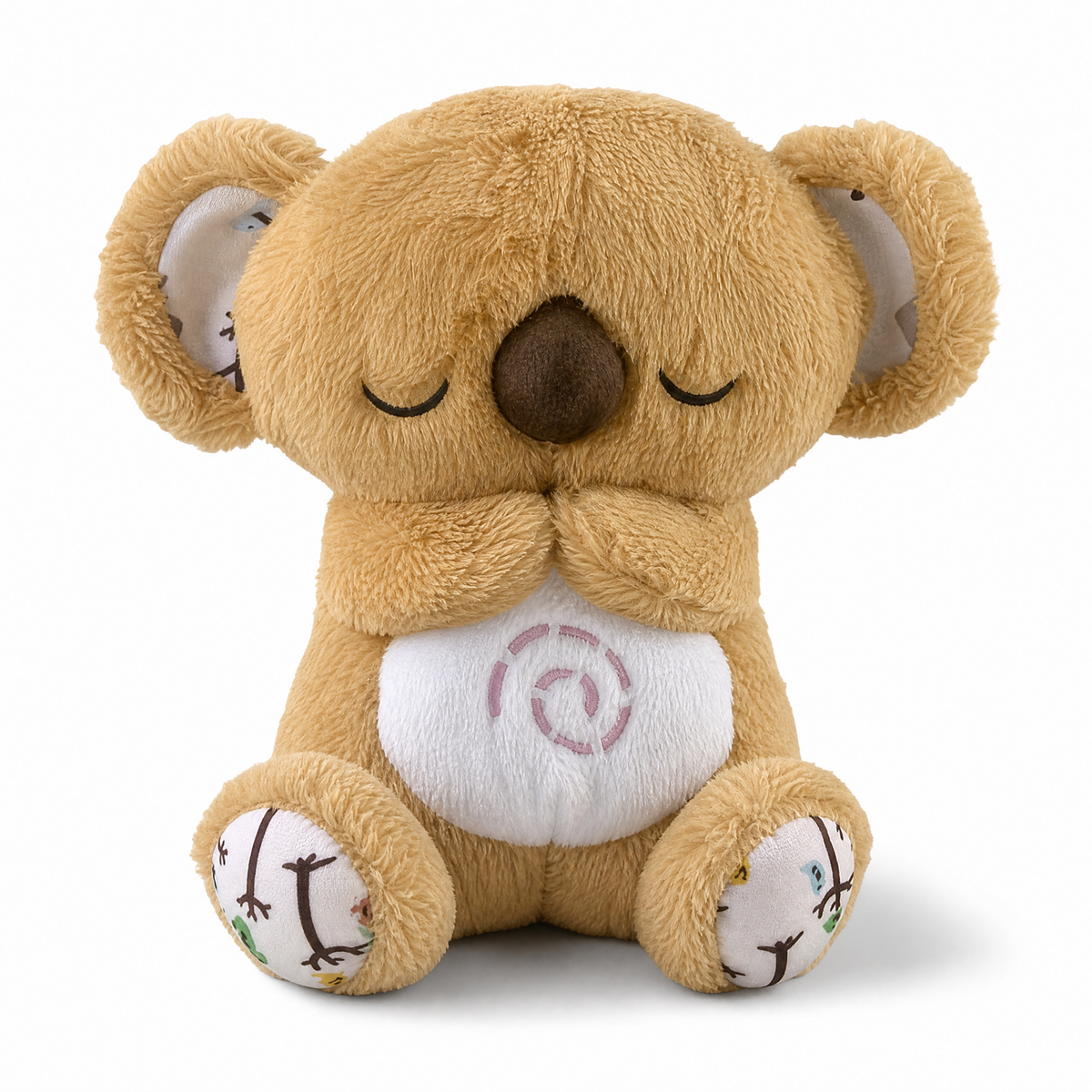 Atmendes Koala Kuscheltier mit Musik 30 cm
