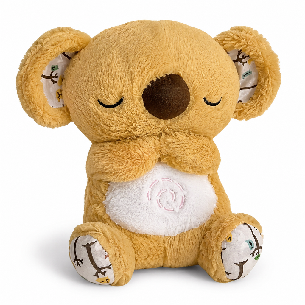 Atmendes Koala Kuscheltier mit Musik 30 cm