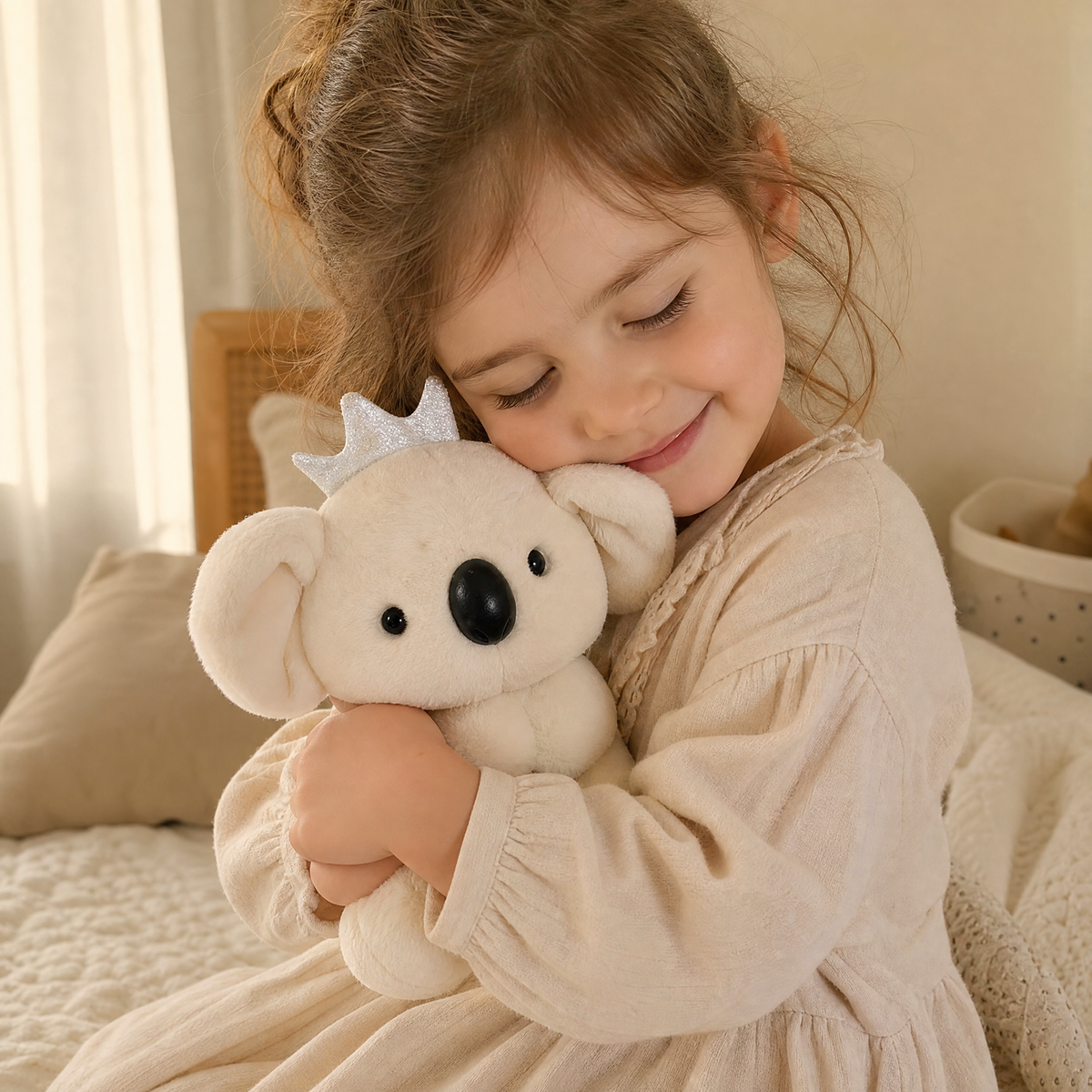 Koala mit Krone 20 cm