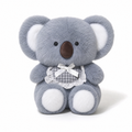 Graues Koala Kuscheltier mit Fliege 20 cm
