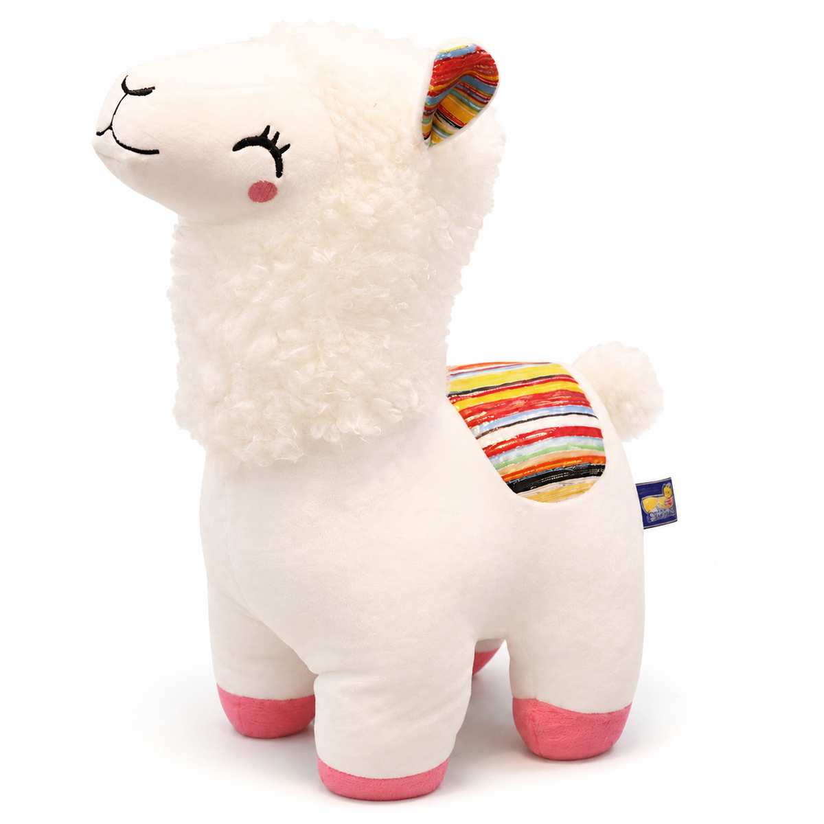 Kawaii Lama mit Lockenmähne 25 cm