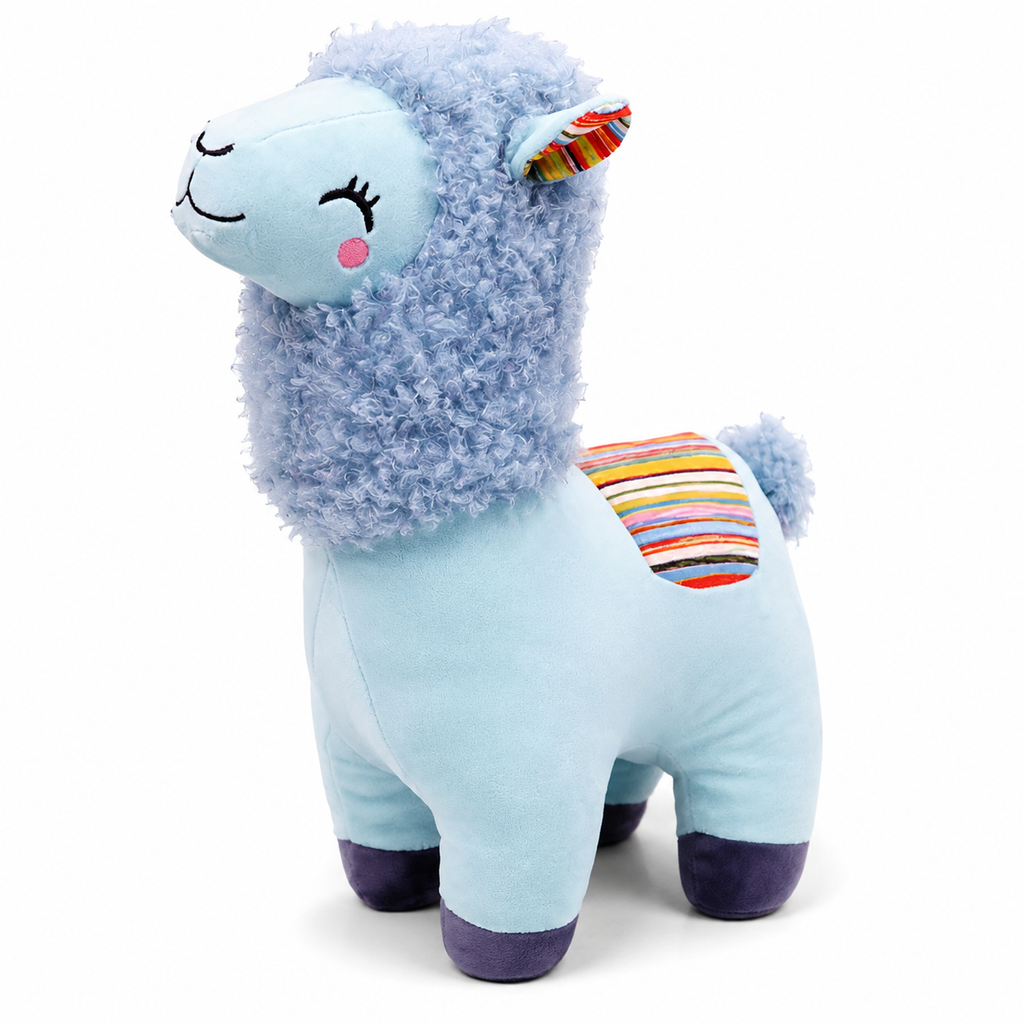 Kawaii Lama mit Lockenmähne 25 cm