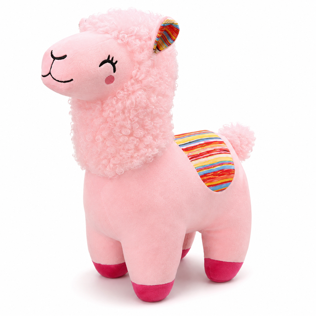 Kawaii Lama mit Lockenmähne 25 cm