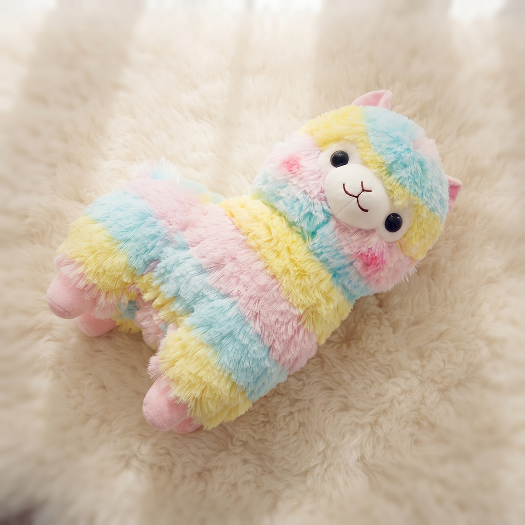 Regenbogen-Lama Multicolor 25 cm