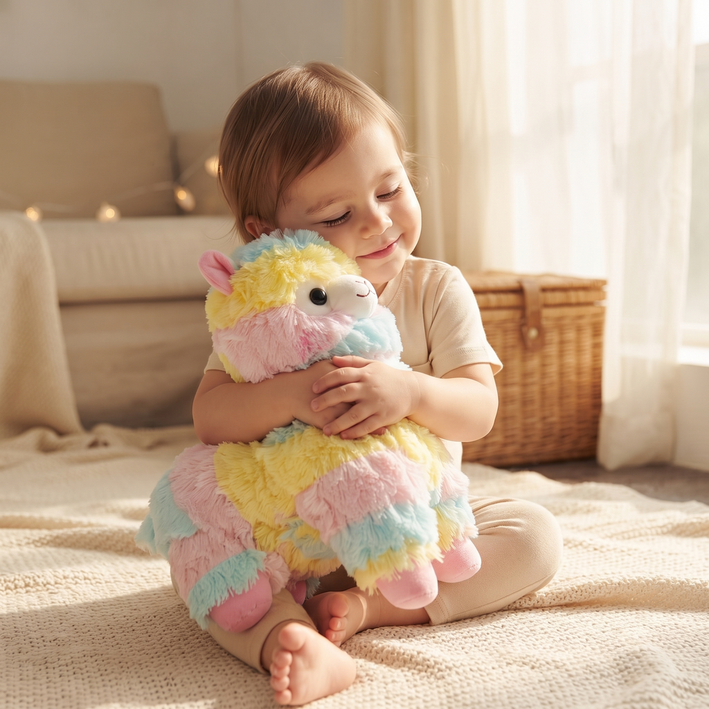 Regenbogen-Lama Multicolor 25 cm