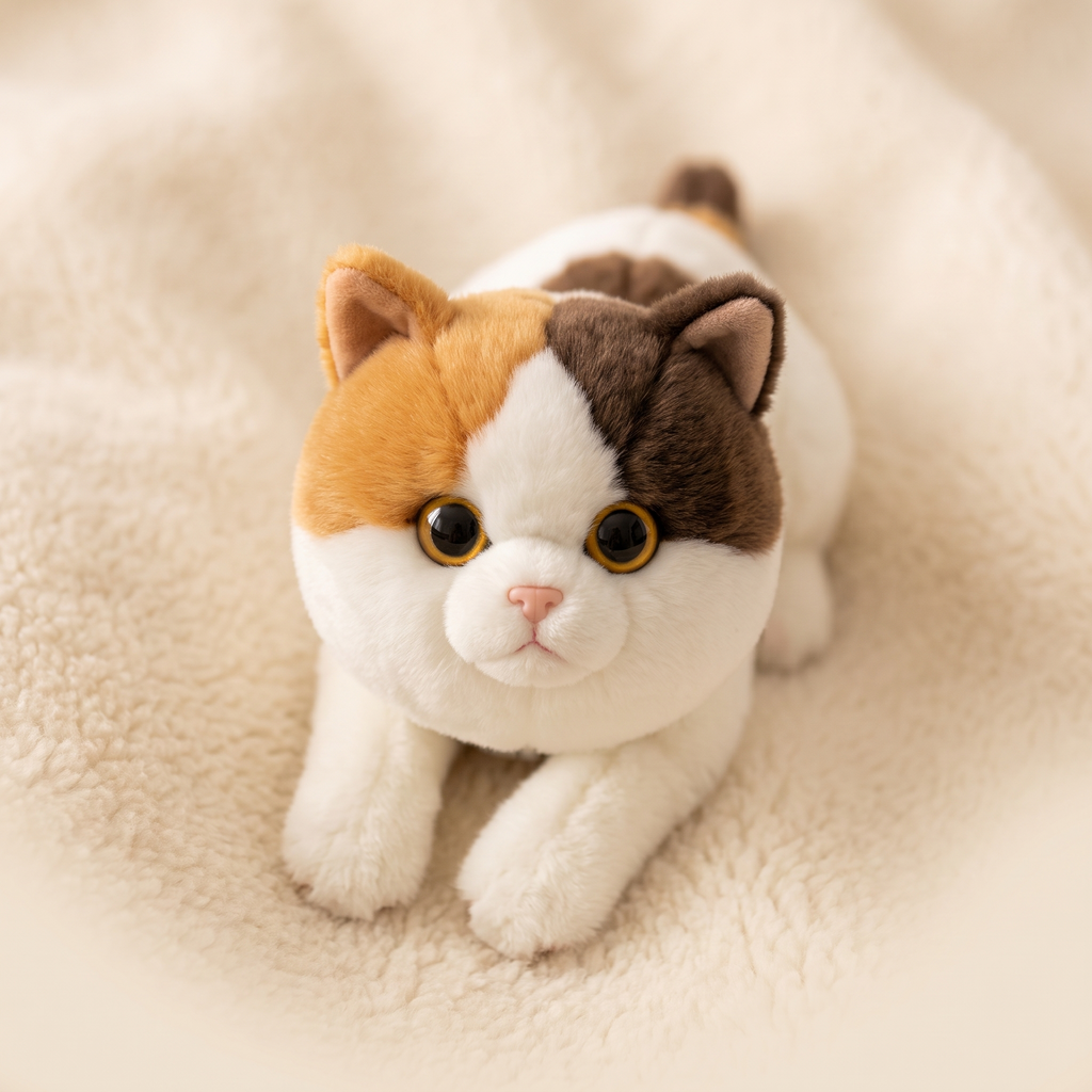 Gewichtete Katze Tricolor 30 cm